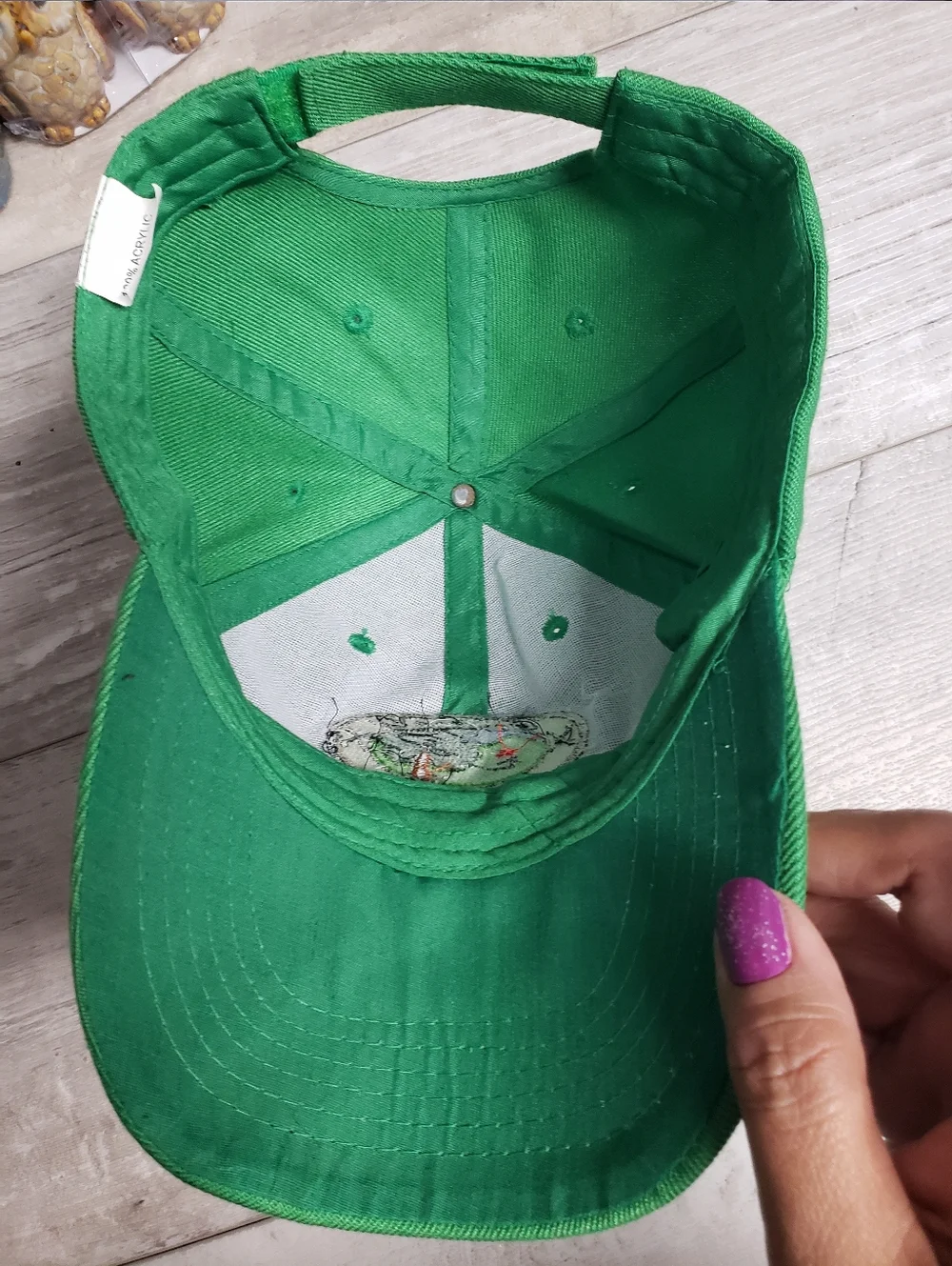 The Woods of Westminster Golf Club Hat Green Embroidered Baseball Cap